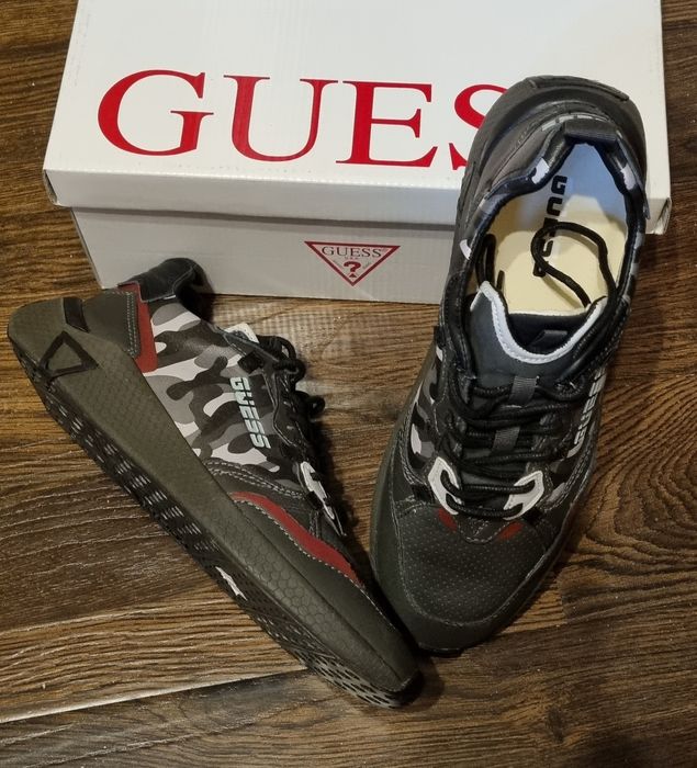 Кроссовки guess,  натуральная кожа, размер 41