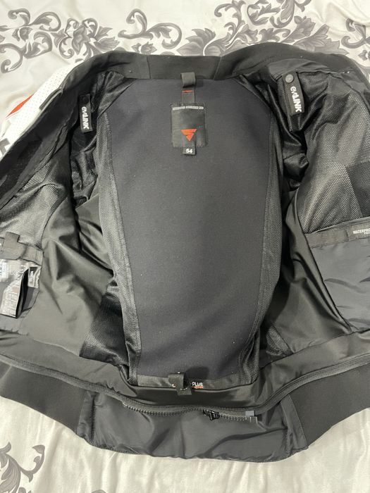 Geaca Moto Shima Str 2.0 Alb/Rosu/Negru 54