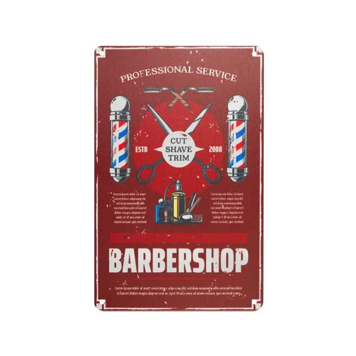 Barber декоративна дъски - различни модели