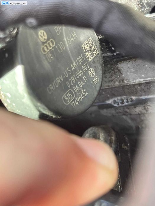 Rampa Presiune cu Senzor Senzori Regulator Skoda Octavia 2 2.0 TDI CLCA CLCB CFHC CFHF 2008 - 2013 Cod 03l089M 057130764H [C4877]