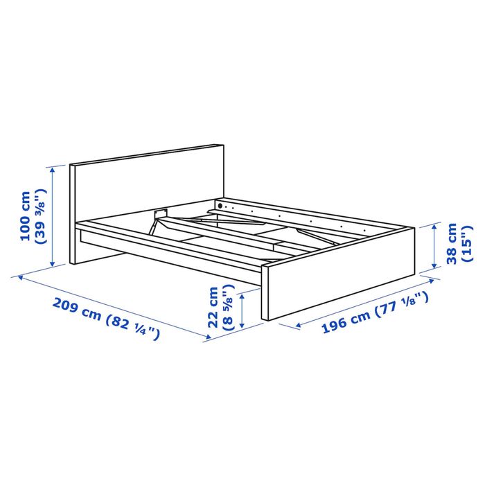 Двуспальная кровать Ikea