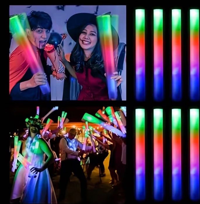 32x Baghete led spuma luminoase