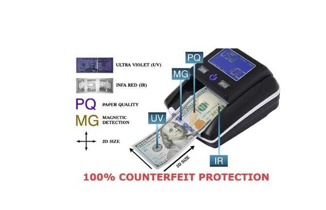 ПРОМО! Детектор за фалшиви банкноти с UV детектор на пари