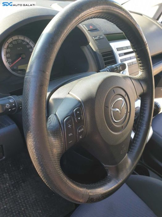 Volan Piele Perforata 3 Spite cu Comenzi cu Uzura FARA Airbag Mazda 5 2005 - 2010 [C3472]
