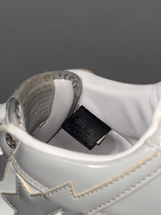 Vand Bape Sta Patent Leather White Grey (2023)