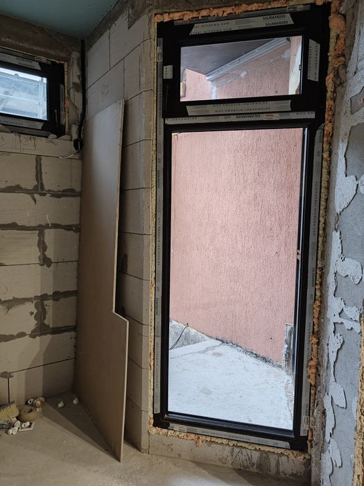 Fereastra 220cm X 84cm Salamander MD 76 Premium, 3 randuri sticla,noua