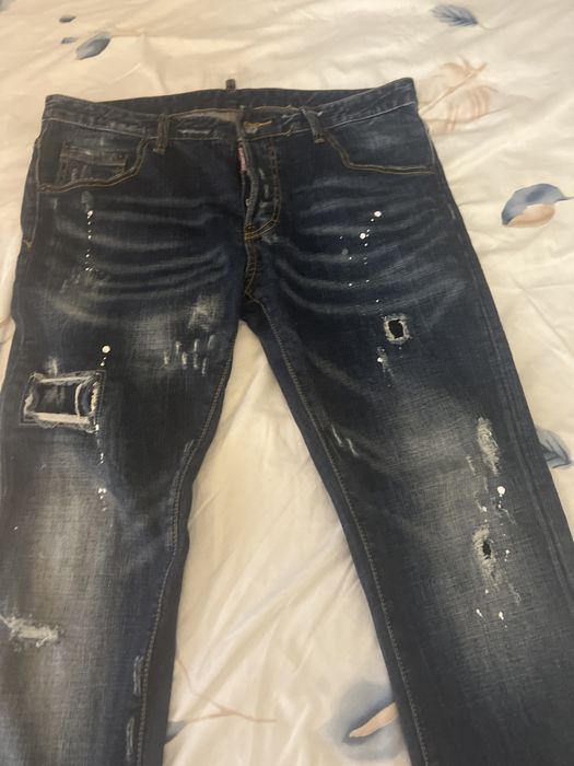 Дънки dsquared сини