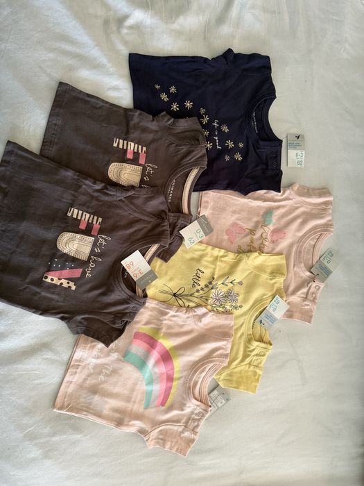 Нови Тениски Primark  0-3м