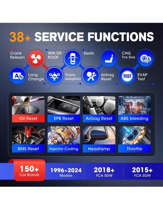 Autel MaxiCOM MK808BT PRO+ 2026 Професионална Автодиагностика