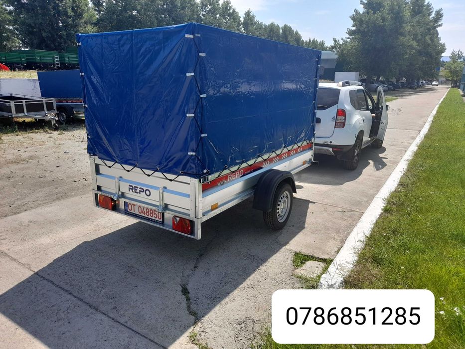 Remorca Repo 750 kg,Atv,Apicola,Basculabila