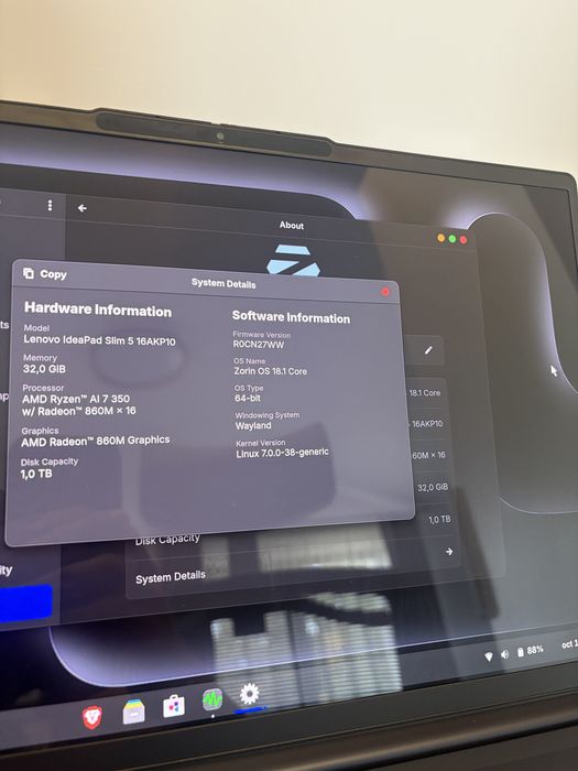 Lenovo IdeaPad Slim 5 16 Gen 10 (Ryzen AI) – Ecran 2.8K OLED / 32GB RAM – Ca Nou, Factură/Garanție Altex