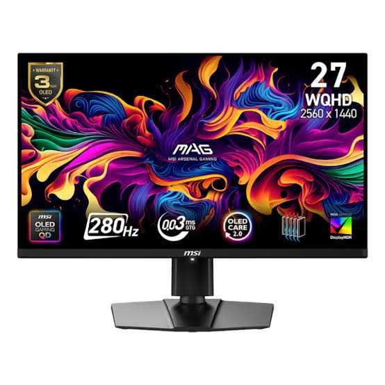 Монитор MSI 26.5" Mag 271QP QD-OLED X28 280hz