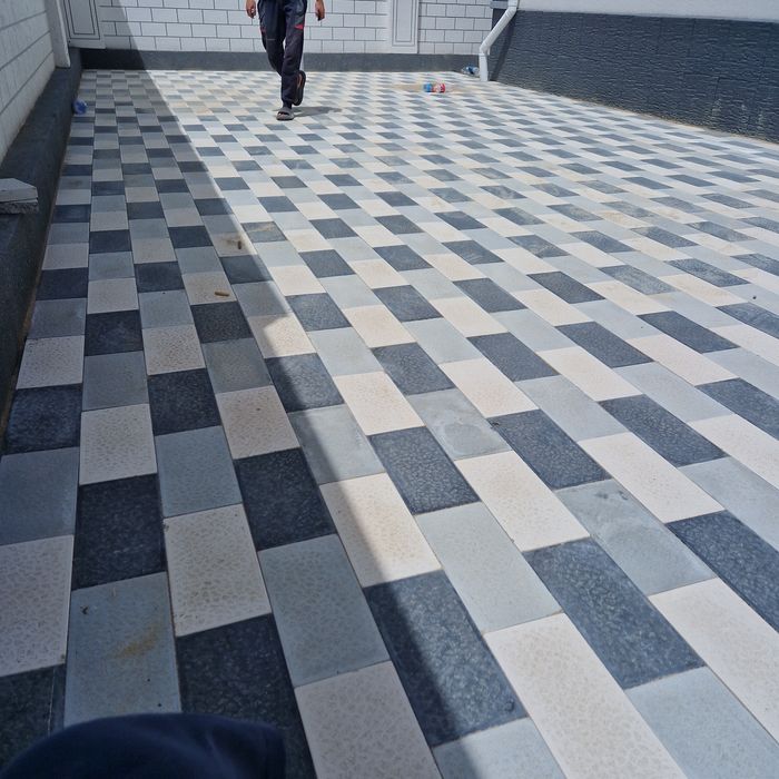 Укладка брусчатка