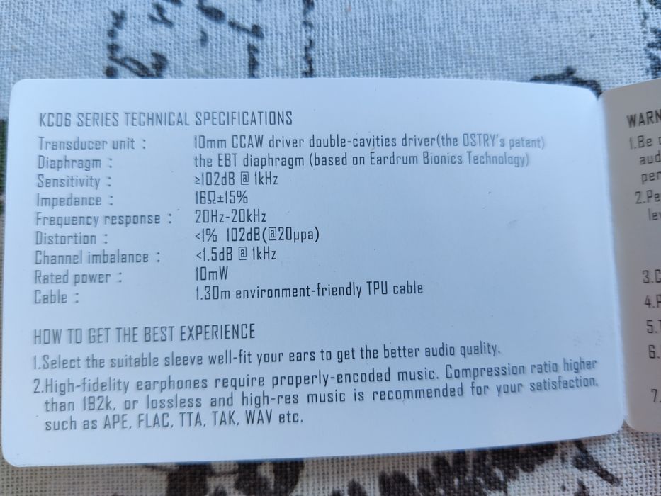 Слушалки OSTRY KC06A