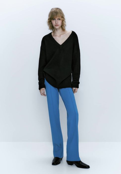 Pantaloni din stofa Massimo Dutti