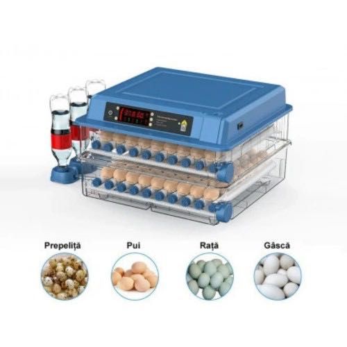 Incubator ouă profesional automat Rico, 128 ouă - Transport gratuit
