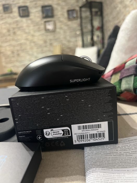 Гейминг мишка logitech superlight 2