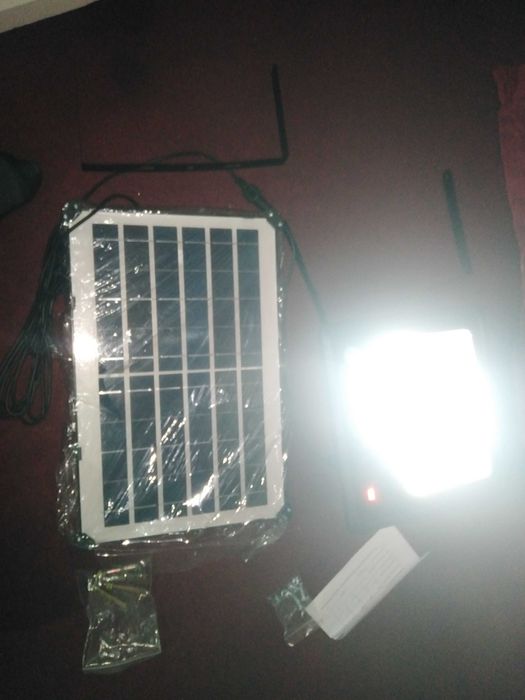 Прожектор Куча лампаси куёш панели