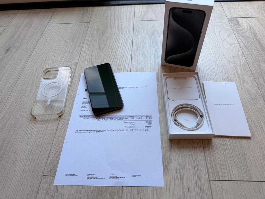 Iphone 15 Pro Max Back Titanium cu Factura