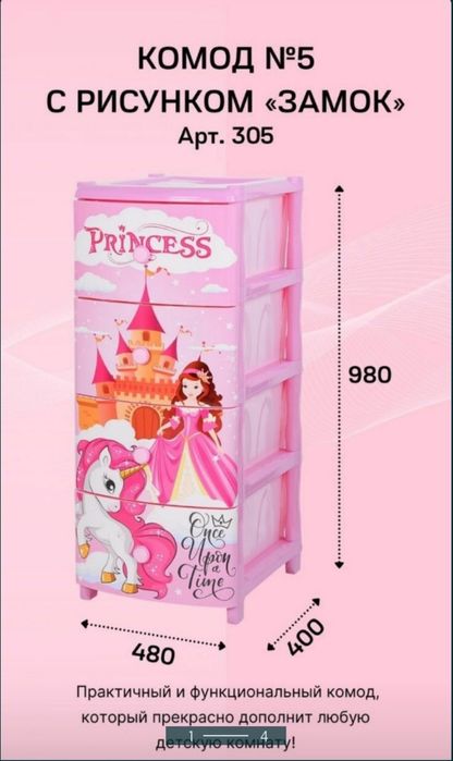 Пластиковые детские комоды!