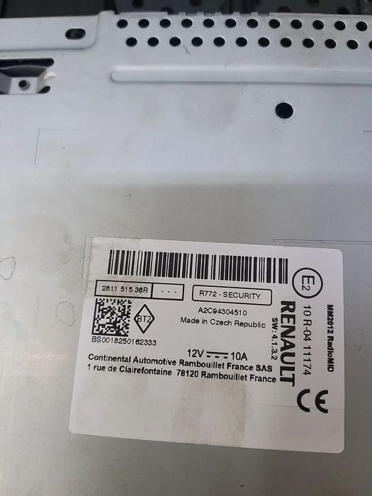 Unitate radio navigatie gps renault captur j5 h5 281151536r a2c94304510