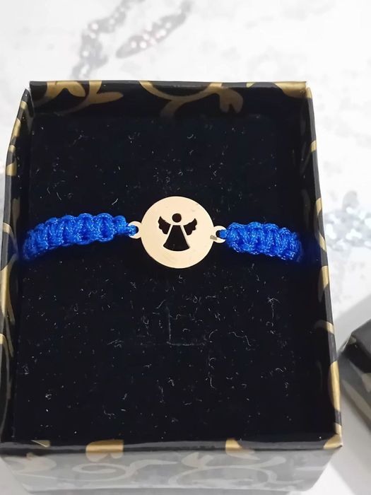 Brățări din șnur cu aur 14k! Brățara este reglabila potrivită pt copii