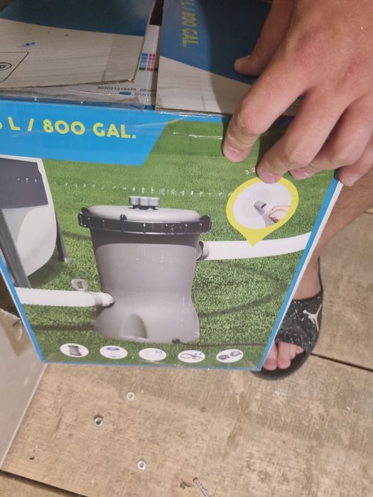 Piscina intex 3m x2 x0.75  înălțime cu accesori