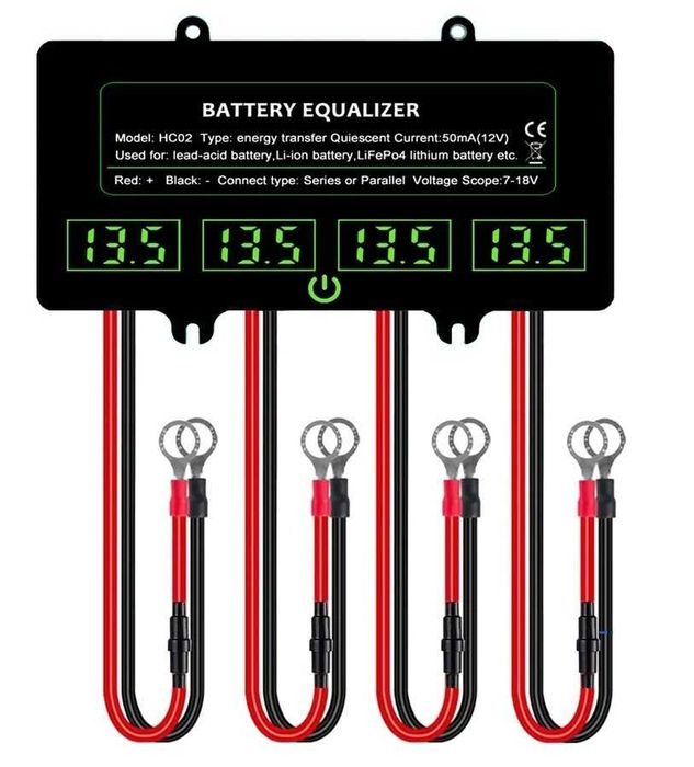 Egalizator baterii 48V, LCD, cu afisaj, protectie fuzibile