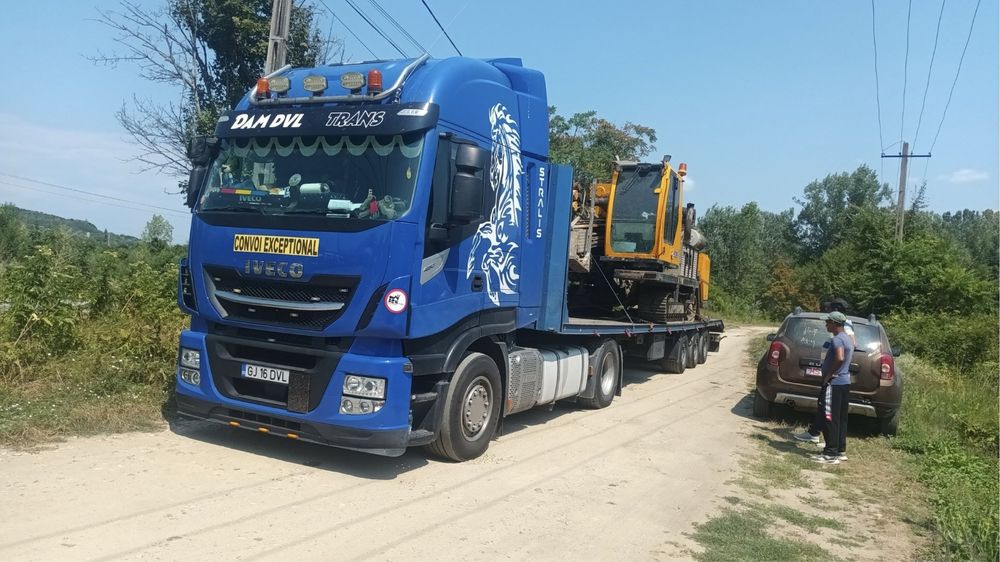 Transport utileje agricole /industriale trailer platforma agabaritice