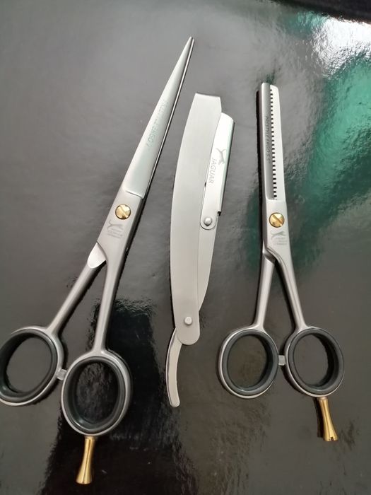 set foarfeci profesionale jaguar tuns filat brici 7