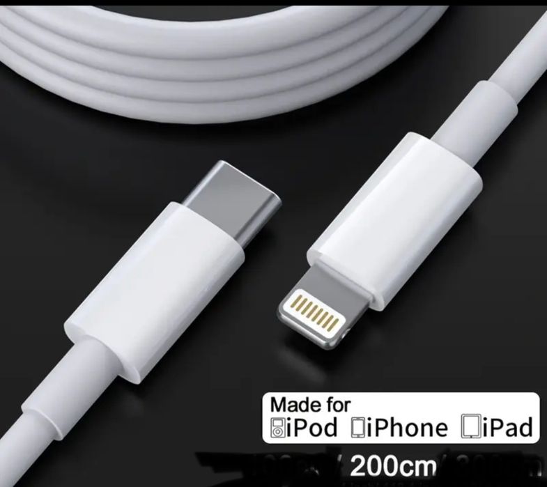 2M-Încărcare rapidă  Cablu iPhone compatibil cu14,13,12,11,10,X,XS,XR,