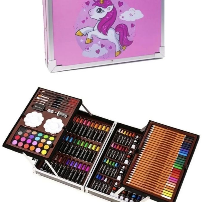 Набор художественный для творчества рисования в чемодане Единарог