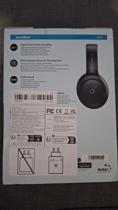 Căști Soundcore Q20i – stare foarte bună, funcționale impecabil