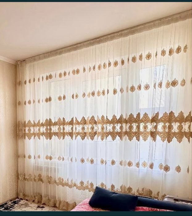 Продается тюль шторы хорошом состаяние б/у