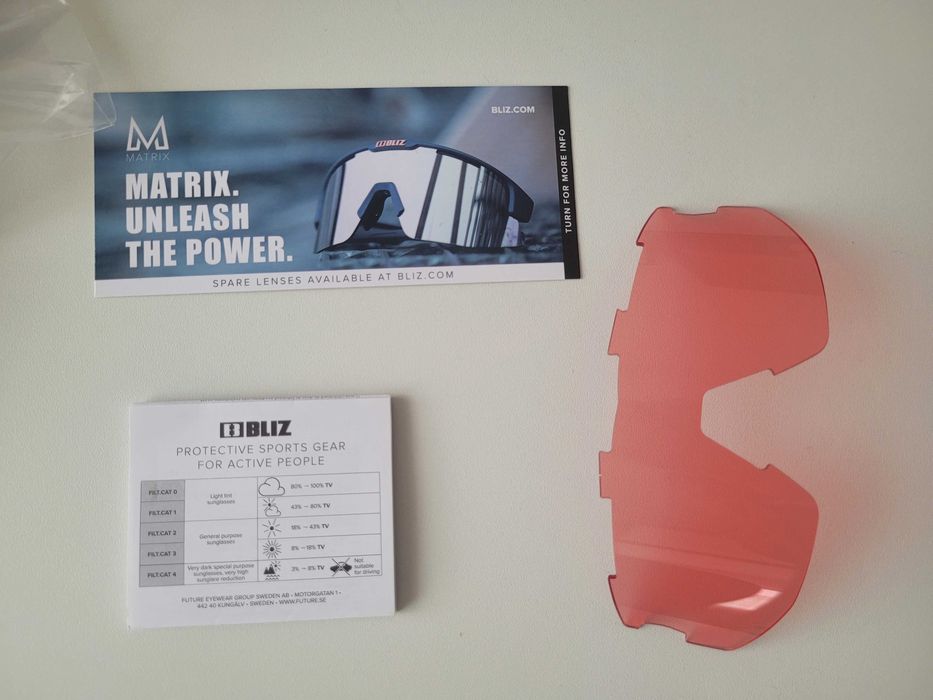 Lentila interschimbabila pentru ochelari Bliz Matrix/Fusion, CAT 1