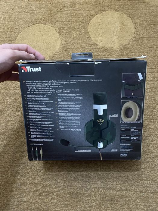 Слушалки Trust Gxt carus