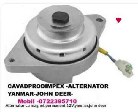 Alternator cu magnet permanent 12V, Yanmar, John Deer