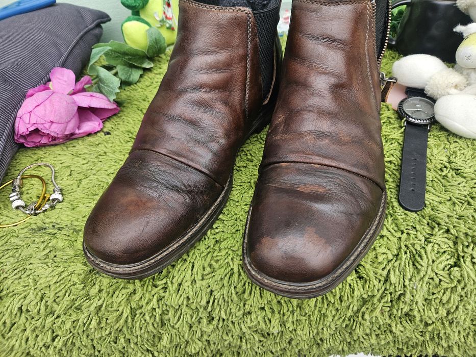 Bugatti мъжки боти от кожа N43