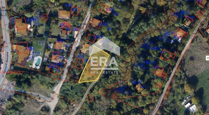 Урегулиран парцел за еднофамилна къща в кв. Михайлово, гр. Банкя