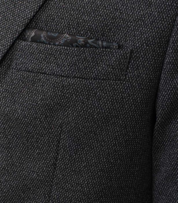 Sacou blazer 50 L premium slim Strellson lana respirabila moale gri