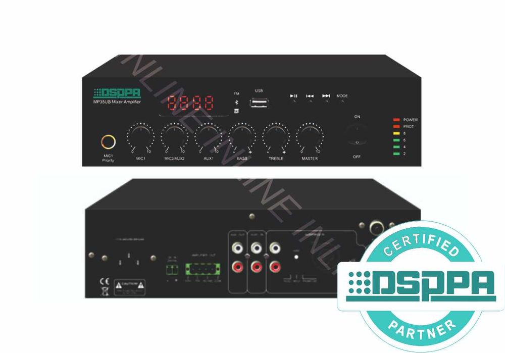 Цифровой микшер усилитель MP35UB (35W)