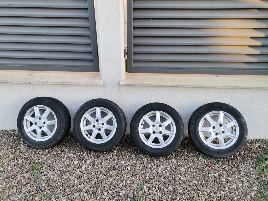 Vând roti jante aliaj 4x100 Volkswagen polo Opel Astra corsa