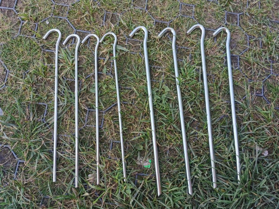 Монтажен комплект за палатка - колчета, гумен чук, въже, ластици и др