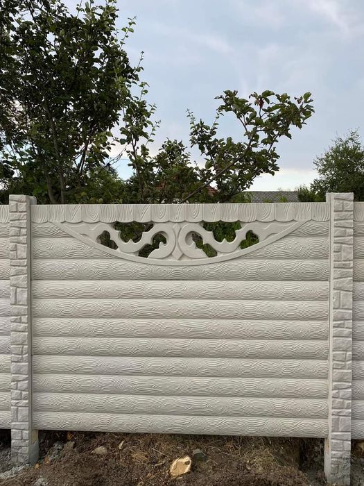 Gard Din Beton Armat ALB_GRI