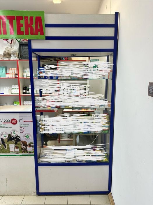 Витрины стекло металл