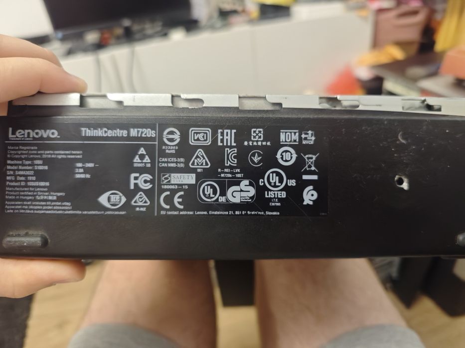 Pc Lenovo ideacenter sff cpu i5 9500,i7 8700,i3 10100f RAM 8gb ssd 256 /hdd 1tb m720s și m70s
