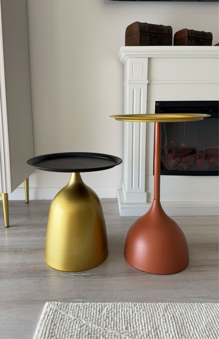 Cand set de 2 masute metalice