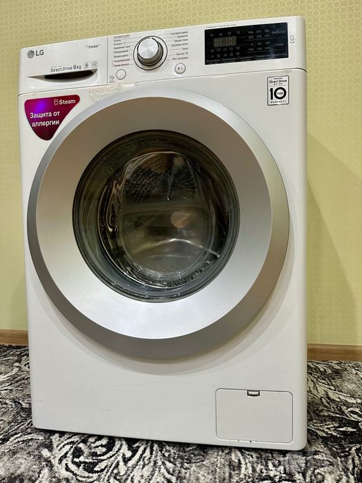 Стиральная машина LG Direct Drive 6 кг (Inverter / Пар Steam)