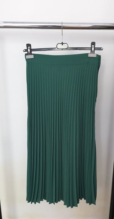Fustă plisată verde, Shein