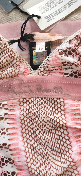 bluza bluziță Just Cavalli originala Italia roz Roberto  C. top